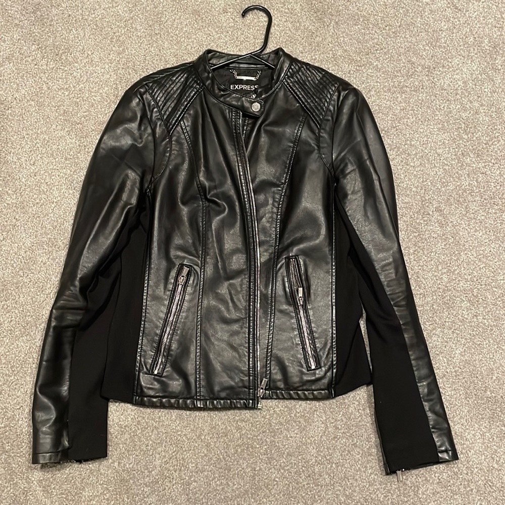 Express Vegan Leather Jacket